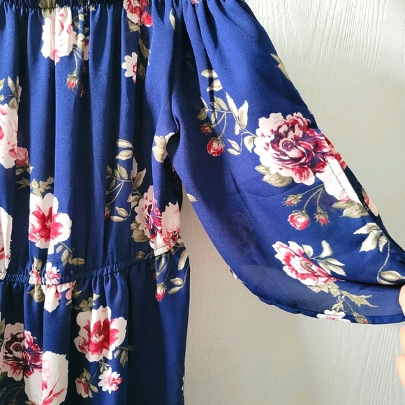 Ardene floral, off-the-shoulder dress - Picture 4 of 5